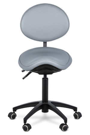 Стул-седло со спинкой Mercury Black